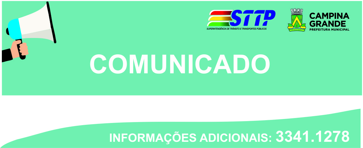 STTP comunica da suspensão temporária de serviços internos dos setores de gratuidade e de credenciais de estacionamentos.